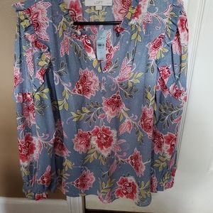 Loft ladies long sleeve blouse